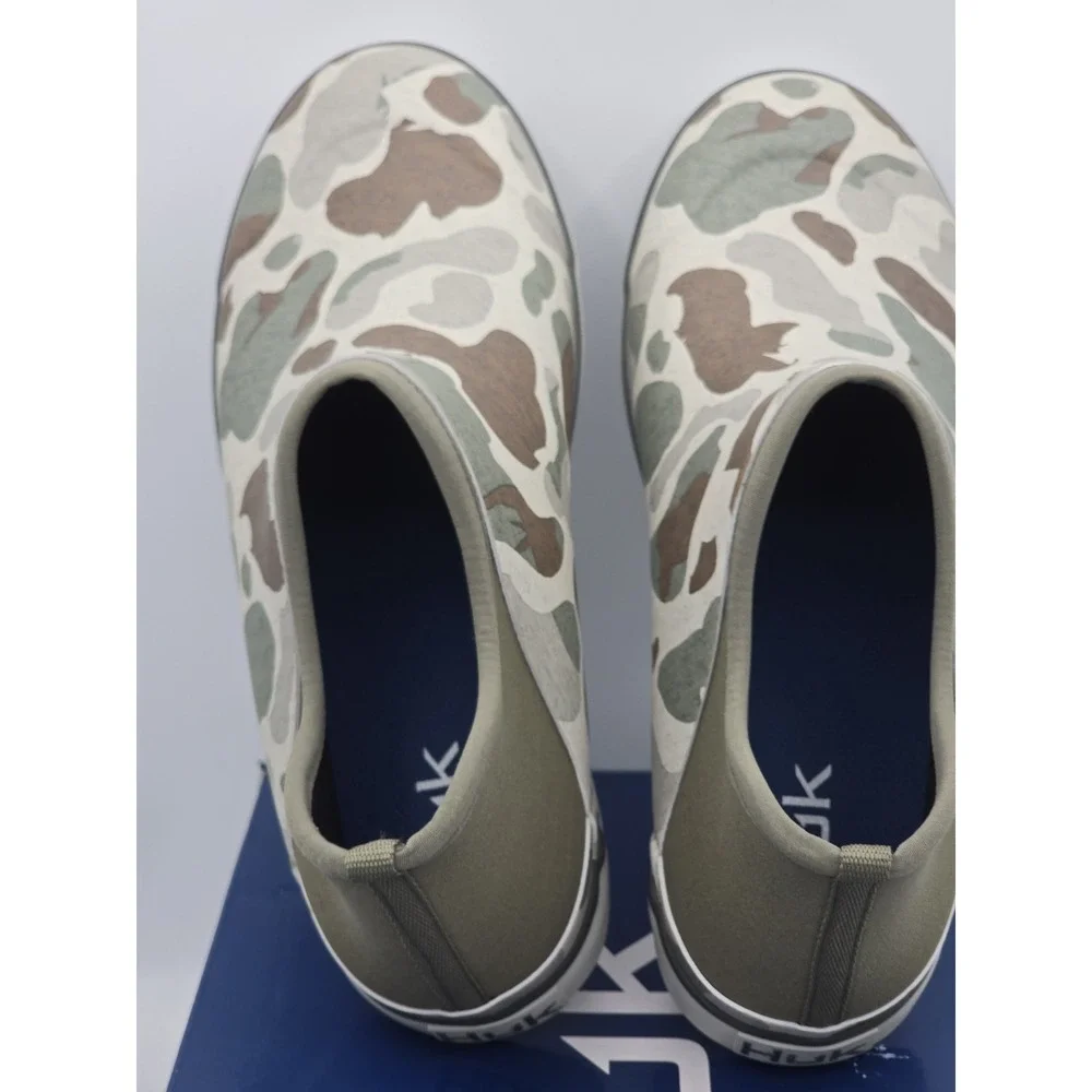 Huk Rogue Wave Shoe Low - Mens - Army Print Waterproof Shoes Fishing Sz 8 M